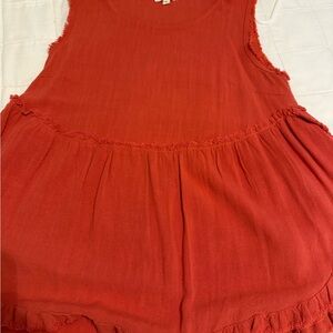 Umgee Rust Sleeveless Tank Top